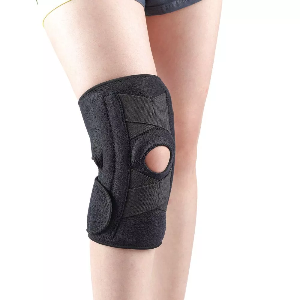 Dogon gwiwa tare da Gel Pads na Side Stabilizers